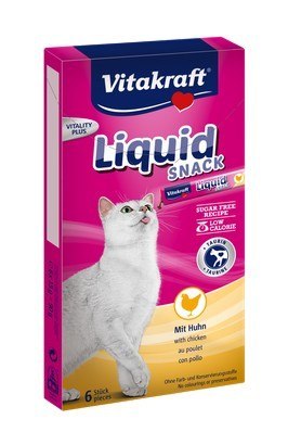 Vitakraft Cat Liquid-Snack z Kurczakiem 6x15g [16424]