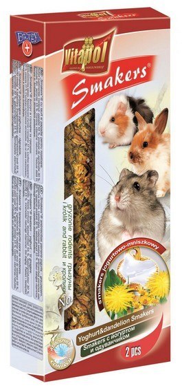 Vitapol Smakers dla gryzoni - jogurtowo-mniszkowy 2szt [1105]
