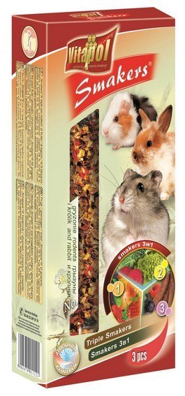 Vitapol Smakers dla gryzoni - mix1 3szt [1112]