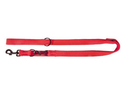 Dingo Smycz taśma przedłużana z taśmy bawełnianej 2cm/120-220cm czerwona