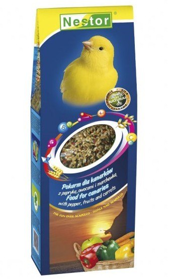 Nestor Pokarm Kanarek papryka, owoce, marchew 700ml Nestor Pokarm Kanarek papryka, owoce, marchew 700ml