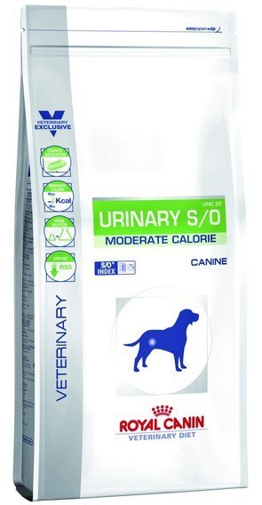 Royal Canin Veterinary Diet Canine Urinary S/O Moderate Calorie 12kg Royal Canin Veterinary Diet Canine Urinary S/O Moderate Calorie 12kg