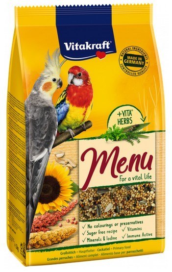 Vitakraft Menu Vital Papuga średnia 1kg [2110621]