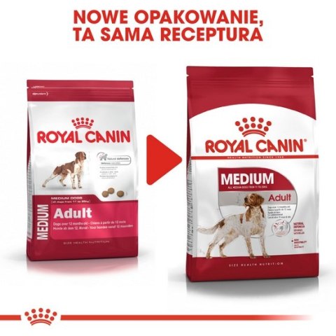 Royal Canin Medium Adult karma sucha dla psów dorosłych, ras średnich 4kg Royal Canin Medium Adult karma sucha dla psów dorosłych, ras średnich 4kg