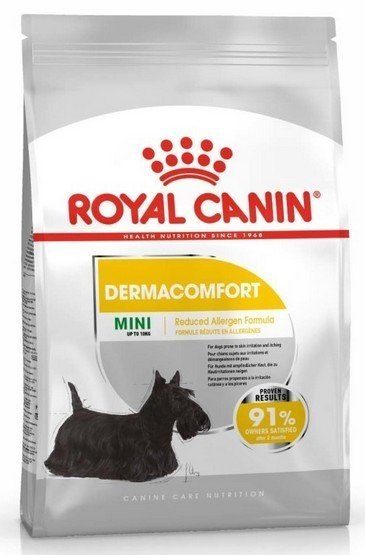 Royal Canin Mini Dermacomfort karma sucha dla psów dorosłych, ras małych o wrażliwej skórze skłonnej do podrażnień 8kg Royal Canin Mini Dermacomfort karma sucha dla psów dorosłych, ras małych o wrażliwej skórze skłonnej do podrażnień 8kg