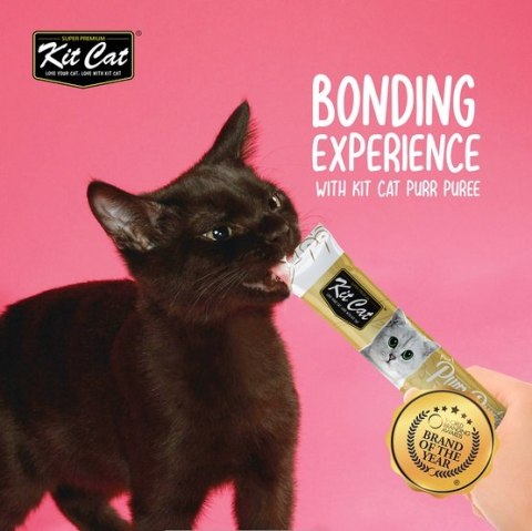Kit Cat PurrPuree Chicken & Salmon 4x15g Kit Cat PurrPuree Chicken & Salmon 4x15g