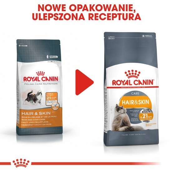 Royal Canin Hair&Skin Care karma sucha dla kotów dorosłych, lśniąca sierść i zdrowa skóra 10kg