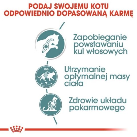 Royal Canin Hairball Care w sosie karma mokra w sosie dla kotów dorosłych, eliminacja kul włosowych saszetka 85g Royal Canin Hairball Care w sosie karma mokra w sosie dla kotów dorosłych, eliminacja kul włosowych saszetka 85g