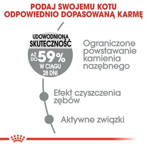 Royal Canin Dental Care karma sucha dla kotów dorosłych, redukująca odkładanie kamienia nazębnego 400g Royal Canin Dental Care karma sucha dla kotów dorosłych, redukująca odkładanie kamienia nazębnego 400g