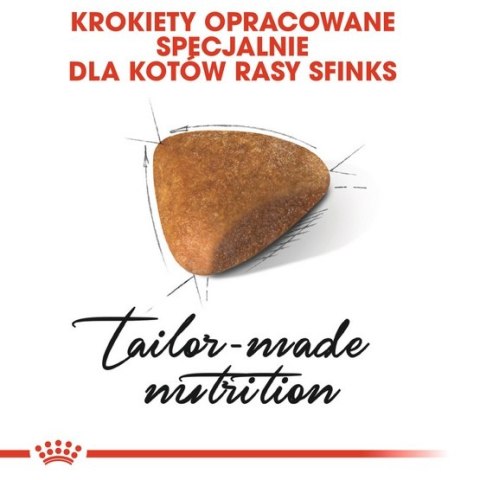 Royal Canin Sphynx Adult karma sucha dla kotów dorosłych rasy sfinks 2kg Royal Canin Sphynx Adult karma sucha dla kotów dorosłych rasy sfinks 2kg