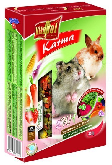 Vitapol Owocowo-Warzywny Pokarm dla Chomika i Królika 350g [1024]