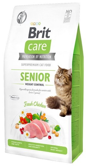 Brit Care Cat Grain Free Senior Weight Control 7kg