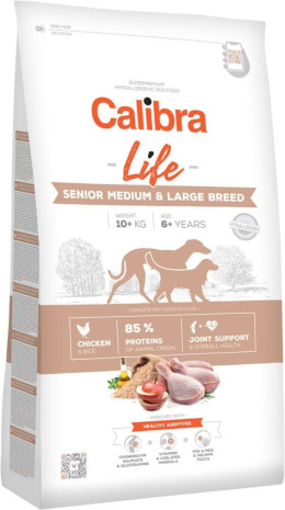 Calibra Dog Life Senior Medium & Large Chicken-kurczak 2,5kg