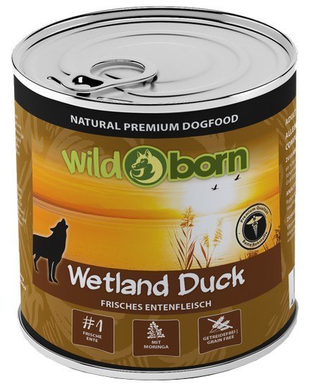 Wildborn Wetland Duck dzika kaczka puszka 800g Wildborn Wetland Duck dzika kaczka puszka 800g