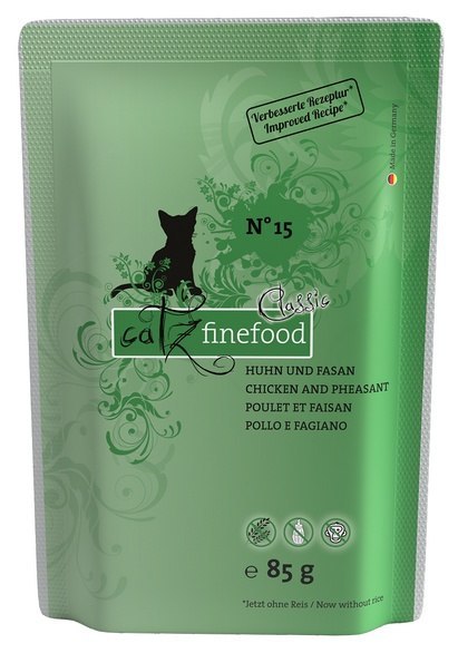 Catz Finefood Classic N.15 Kurczak i Bażant saszetka 85g Catz Finefood Classic N.15 Kurczak i Bażant saszetka 85g