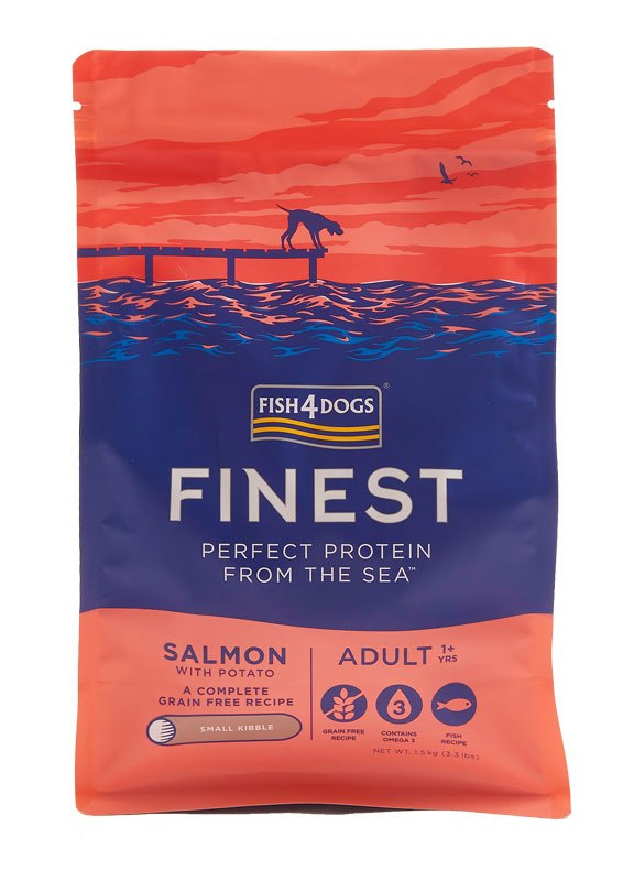 Fish4Dogs Finest Salmon Adult Small 6kg+6kg