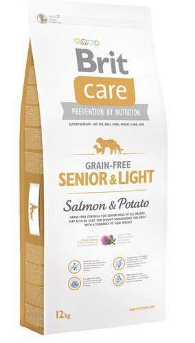 Brit Care Grain Free Senior & Light Salmon & Potato 12kg Brit Care Grain Free Senior & Light Salmon & Potato 12kg