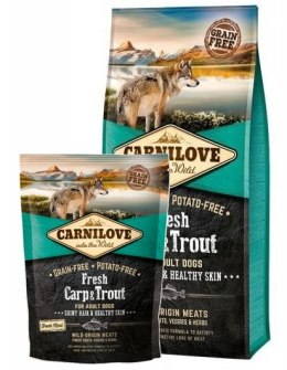 Carnilove Dog Fresh Carp & Trout Adult - karp i pstrąg 1,5kg