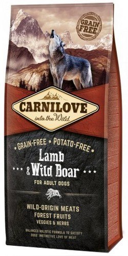 Carnilove Dog Lamb & Wild Boar Adult - jagnię i dzik 1,5kg
