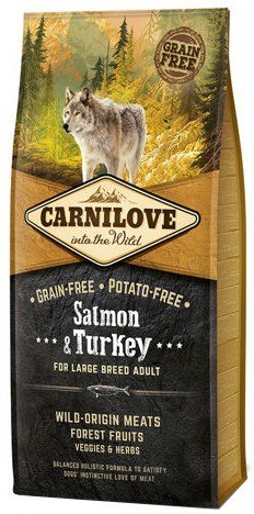 Carnilove Dog Salmon & Turkey Large Adult - łosoś i indyk 12kg