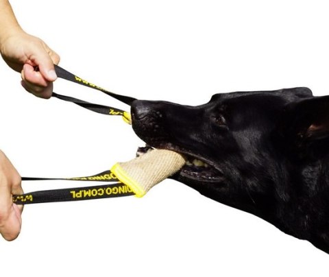 Dingo Zabawka dla psa - Szarpak z juty z dwoma uchwytami 28/4cm Dingo Zabawka dla psa - Szarpak z juty z dwoma uchwytami 28/4cm