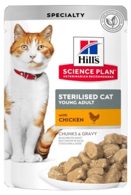 Hill's Science Plan Feline Young Adult Sterilised Cat Kurczak saszetka 85g