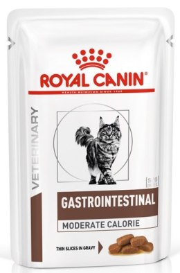 Royal Canin Veterinary Diet Feline Gastrointestinal Moderate Calorie saszetka 85g