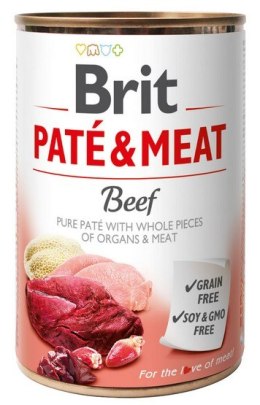 Brit Pate & Meat Dog Beef puszka 400g