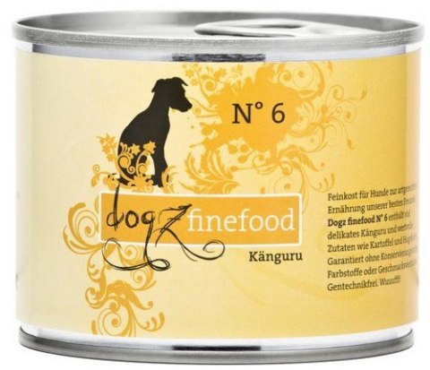Dogz Finefood Classic N.06 Kangur puszka 200g Dogz Finefood Classic N.06 Kangur puszka 200g
