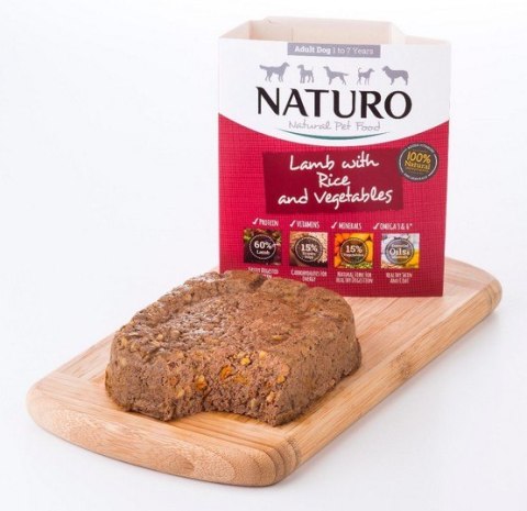 Naturo Adult Jagnięcina z ryżem i warzywami 400g Naturo Adult Jagnięcina z ryżem i warzywami 400g