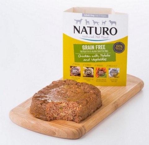 Naturo Grain Free Kurczak, ziemniaki i warzywa 400g Naturo Grain Free Kurczak, ziemniaki i warzywa 400g