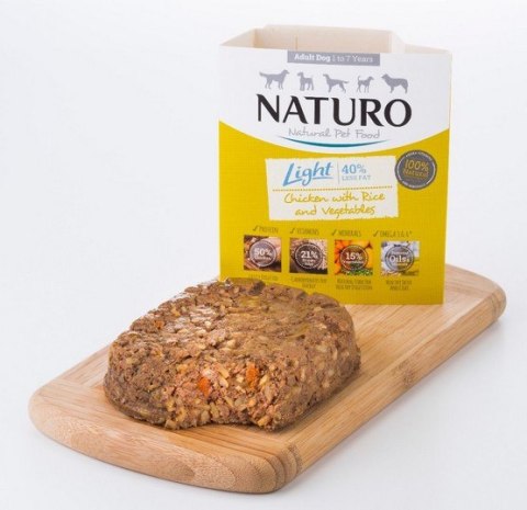 Naturo Light Kurczak z ryżem i warzywami 400g Naturo Light Kurczak z ryżem i warzywami 400g