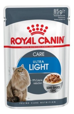 Royal Canin Ultra Light w sosie karma mokra dla kotów dorosłych z tendencją do nadwagi saszetka 85g