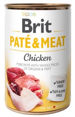 Brit Pate & Meat Dog Chicken puszka 400g
