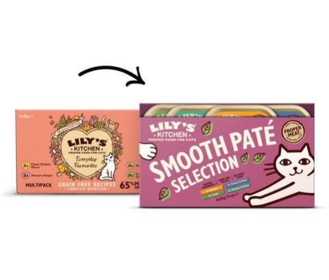 Lily's Kitchen Kot Multipack Everyday Favourites Trays 8x85g Lily's Kitchen Kot Multipack Everyday Favourites Trays 8x85g