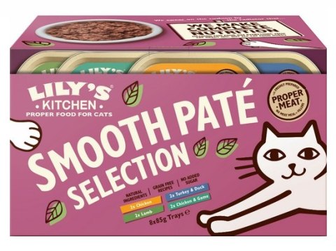 Lily's Kitchen Kot Multipack Everyday Favourites Trays 8x85g Lily's Kitchen Kot Multipack Everyday Favourites Trays 8x85g