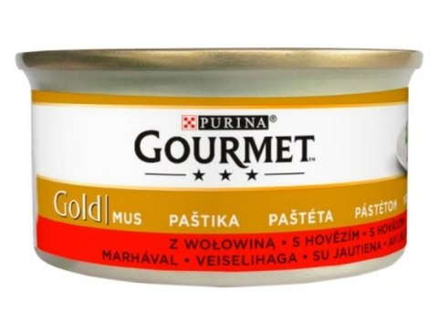 Gourmet Gold Mus z Wołowiną 85g Gourmet Gold Mus z Wołowiną 85g