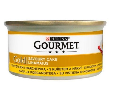 Gourmet Gold Savoury Cake z Kurczakiem i marchewką 85g Gourmet Gold Savoury Cake z Kurczakiem i marchewką 85g