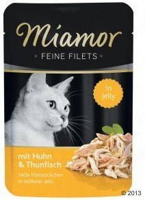 Miamor Feine Filets Kurczak & Tuńczyk saszetka 100g Miamor Feine Filets Kurczak & Tuńczyk saszetka 100g