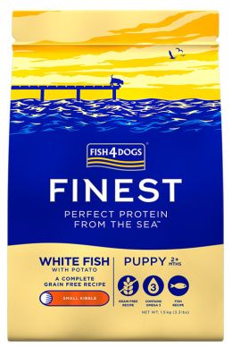 Fish4Dogs Finest Ocean White Fish Puppy Small 1,5kg