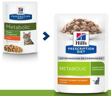 Hill's Prescription Diet Metabolic Feline saszetka 85g Hill's Prescription Diet Metabolic Feline saszetka 85g