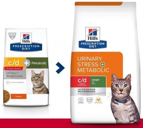 Hill's Prescription Diet Urinary Stress+Metabolic Feline 3kg Hill's Prescription Diet Urinary Stress+Metabolic Feline 3kg