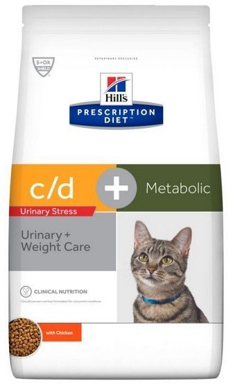 Hill's Prescription Diet Urinary Stress+Metabolic Feline 3kg Hill's Prescription Diet Urinary Stress+Metabolic Feline 3kg