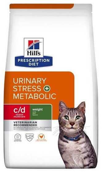 Hill's Prescription Diet Urinary Stress+Metabolic Feline 4kg Hill's Prescription Diet Urinary Stress+Metabolic Feline 4kg