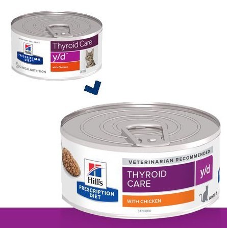 Hill's Prescription Diet y/d Feline puszka 156g Hill's Prescription Diet y/d Feline puszka 156g