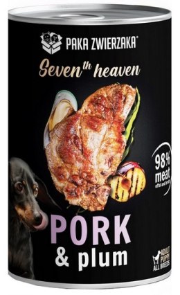 Paka Zwierzaka Seventh Heaven Pork & Plum puszka 400g