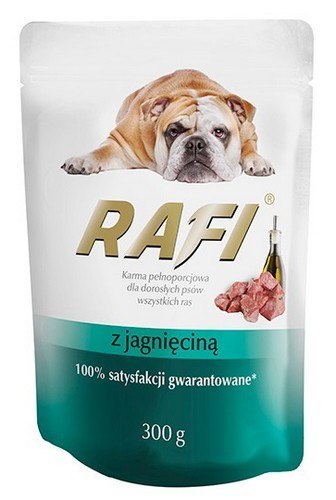 Rafi Pies Jagnięcina saszetka 300g Rafi Pies Jagnięcina saszetka 300g
