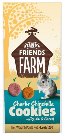 Supreme Petfoods Tiny Friends Farm Charlie Chinchilla Cookies 120g