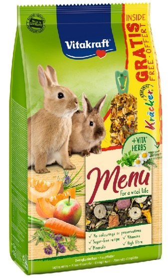 Vitakraft Menu Vital Królik 1kg + Kracker gratis Vitakraft Menu Vital Królik 1kg + Kracker gratis