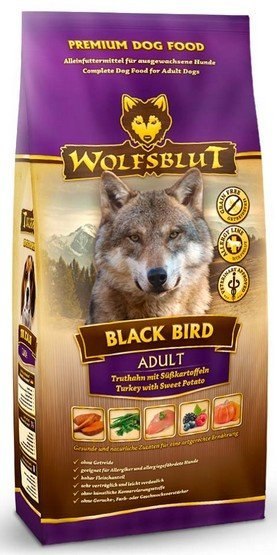 Wolfsblut Dog Black Bird Adult - indyk i bataty 12,5kg
